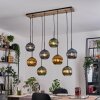 Koyoto Suspension, Boule lumineuse, Suspension Écru, Noir, 8 lumières