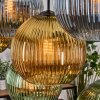 Koyoto Suspension, Boule lumineuse, Suspension Écru, Noir, 8 lumières