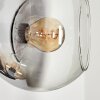 Koyoto Boule lumineuse, Applique murale Ambre, Clair, Fumé, 3 lumières