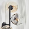 Koyoto Boule lumineuse, Applique murale Ambre, Clair, Fumé, 3 lumières