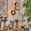 Koyoto Boule lumineuse, Applique murale Clair, Fumé, 3 lumières