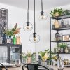 Ripoll Suspension, Boule lumineuse, Suspension grappe Clair, 3 lumières