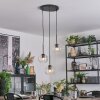 Ripoll Suspension, Boule lumineuse, Suspension grappe Clair, 3 lumières