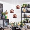 Koyoto Suspension, Boule lumineuse, Suspension grappe 30 cm Cuivré, 3 lumières