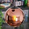 Koyoto Suspension, Boule lumineuse, Suspension grappe 30 cm Cuivré, 3 lumières