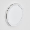 Qadir Lampe murale d´extérieur, Applique murale LED Blanc, 1 lumière