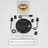 Koyoto Suspension, Boule lumineuse, Suspension grappe Or, Clair, 3 lumières