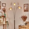 Lindberg Lampadaire Nickel mat, Noir, 3 lumières