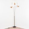 Lindberg Lampadaire Nickel mat, Noir, 3 lumières