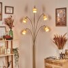 Lindberg Lampadaire Laiton, Noir, 5 lumières