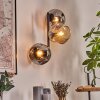 Ripoll Boule lumineuse, Applique murale Ambre, Fumé, 3 lumières
