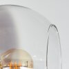 Koyoto Plafonnier, Boule lumineuse Ambre, Clair, Fumé, 4 lumières