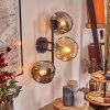 Ripoll Boule lumineuse, Applique murale Ambre, Fumé, 3 lumières