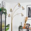 Yaak Lampadaire Laiton, Noir, Blanc, 5 lumières