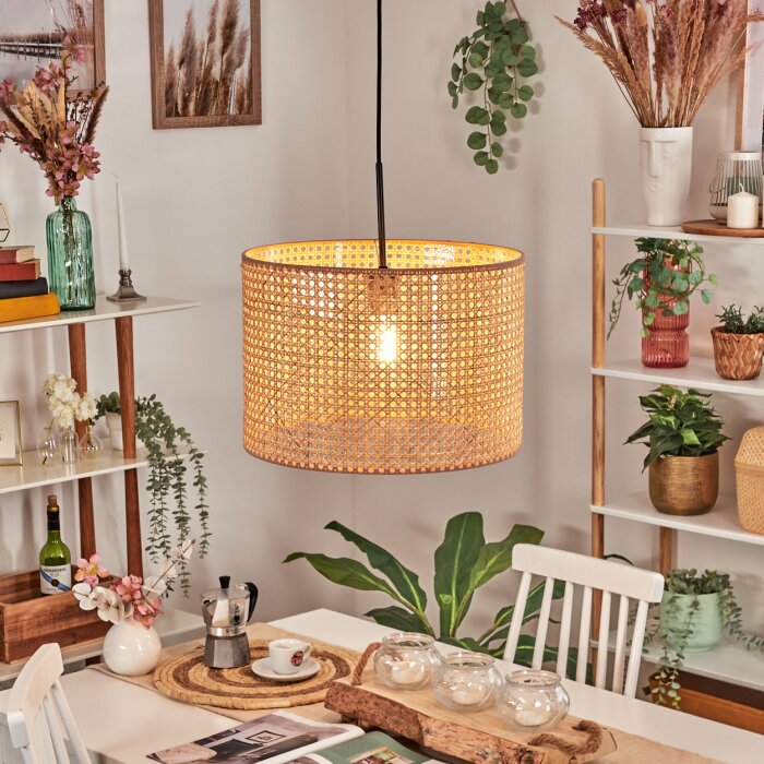 Barcos Suspension, Suspension Brun, Écru, 1 lumière