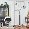 Yaak Lampadaire Noir, Blanc, 3 lumières