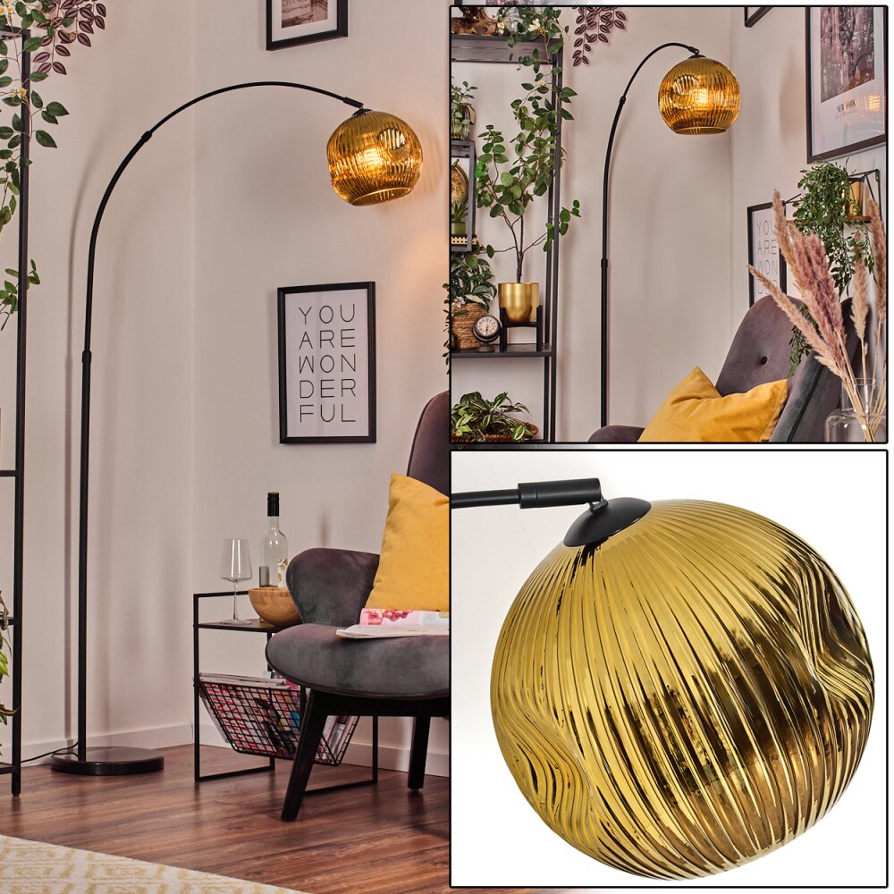 Ripoll Lampadaire Noir, 1 lumière main product photo