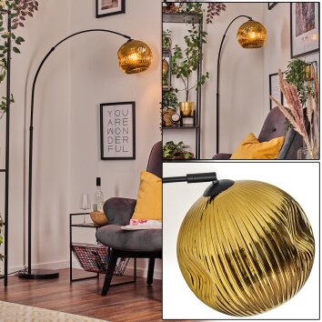 Ripoll Lampadaire, Lampadaires arc Noir, 1 lumière