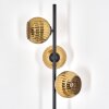 Koyoto Lampadaire 31 cm Or, 3 lumières