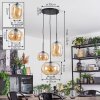 Apedo Suspension, Boule lumineuse, Suspension grappe Ambre, 3 lumières