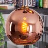 Koyoto Suspension, Boule lumineuse, Suspension grappe Cuivré, 3 lumières
