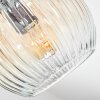 Ripoll Plafonnier, Boule lumineuse Ambre, Clair, Fumé, 7 lumières