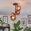 Koyoto Plafonnier, Boule lumineuse Clair, Cuivré, 4 lumières