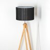 Soungou Lampadaire Chrome, Écru, 1 lumière