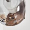 Ripoll Boule lumineuse, Applique murale Ambre, Fumé, 3 lumières