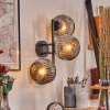 Ripoll Boule lumineuse, Applique murale Fumé, 3 lumières