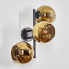 Koyoto Boule lumineuse, Applique murale Or, 3 lumières