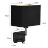 Nouveau Applique murale Luminaires Steinhauer LED Noir, 2 lumières