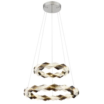 Karilion Suspension Luminaires Globo Lighting LED Chrome, 1 lumière