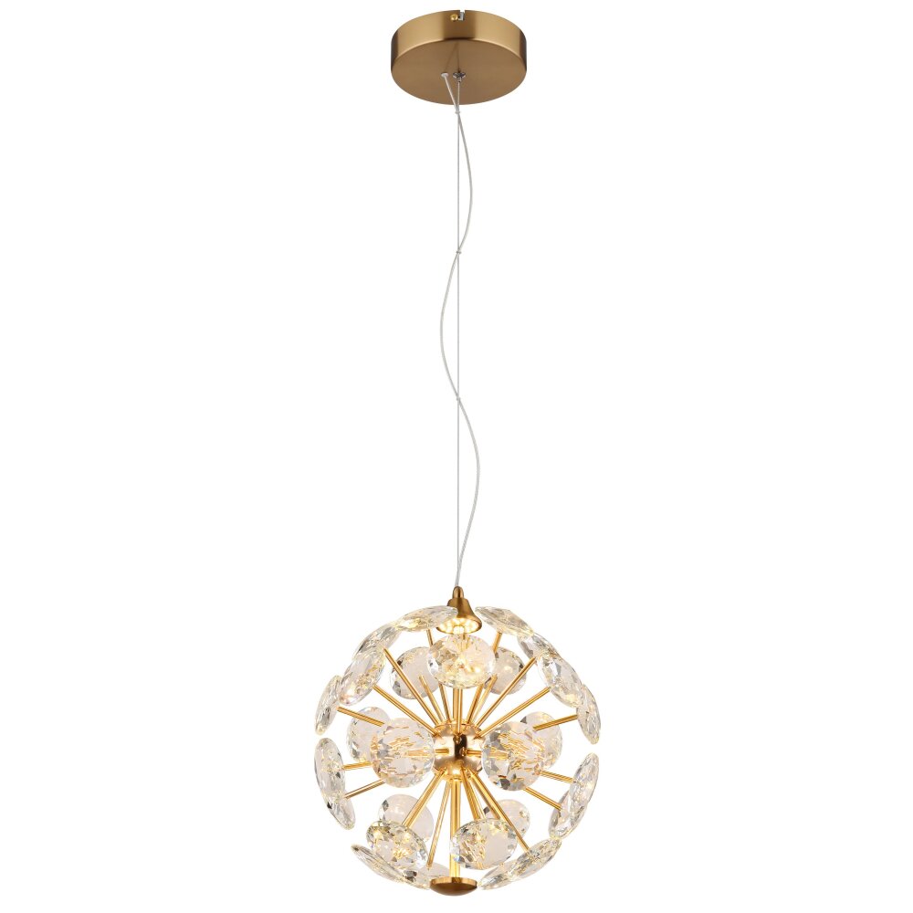 Virina Suspension Luminaires Globo Lighting LED Or, 1 lumière main product photo