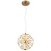Virina Suspension Luminaires Globo Lighting LED Or, 1 lumière