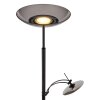 Sophia Lampadaire, Lampadaire Luminaires Globo Lighting LED Noir, 2 lumières