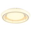 Sharper Plafonnier Luminaires Globo Lighting LED Blanc, 1 lumière