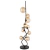 Tuberius Lampadaire Luminaires Globo Lighting LED Noir, 9 lumières