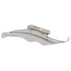 Saque Plafonnier Luminaires Globo Lighting LED Nickel mat, 1 lumière, Télécommandes