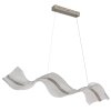 Saque Suspension Luminaires Globo Lighting LED Nickel mat, 1 lumière, Télécommandes