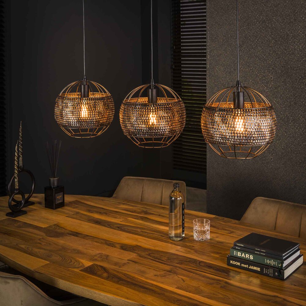 Ommerlanderwijk Suspension Anthracite, 3 lumières main product photo