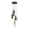 Cocoon Suspension Noir, 5 lumières