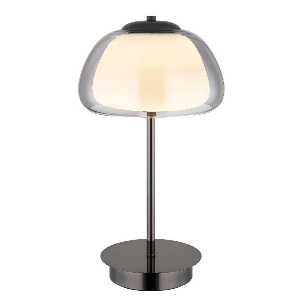 Avila Lampe à poser Luminaires Globo Lighting LED Chrome, Noir, 1 lumière, Télécommandes main product photo