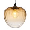 Sander Suspension Luminaires Globo Lighting Noir, 1 lumière