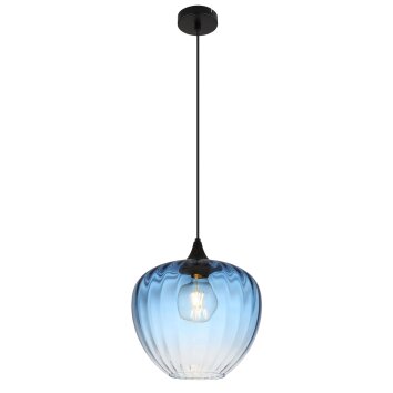 Sander Suspension Luminaires Globo Lighting Noir, 1 lumière