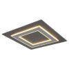Jayden Plafonnier Luminaires Globo Lighting LED Anthracite, 1 lumière
