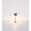 Vannie Lampe à poser Luminaires Globo Lighting LED Chrome, Noir, 1 lumière