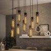 Genar Suspension Anthracite, 9 lumières