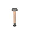 FRASER Lampadaire d\'extérieur Luminaires Trio Bois clair, 1 lumière