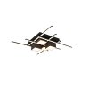 Roger Plafonnier Luminaires Trio LED Noir, 1 lumière, Télécommandes